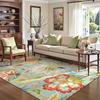 Vintage Living Room Full of Carpet Ethnic Style Floral Pattern Rug Living Room Kitchen Sofa Anti Slip Pad Home Decoration