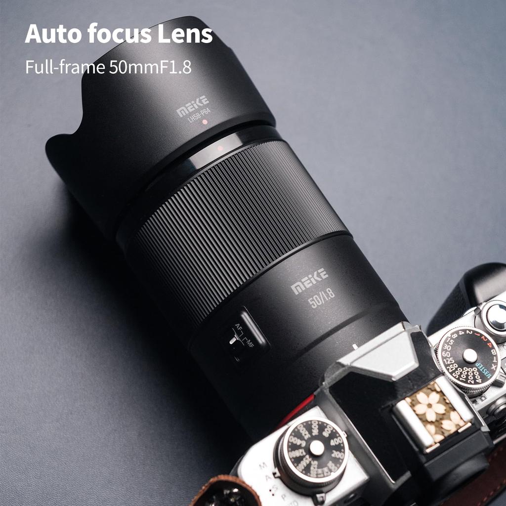 Meike 50mm Autofocus STM Stepping Motor Full Frame Portrait Lens Compatible with Nikon Z Mount Camera Z Fc F1.8 Z50, Z5, Z6, Z7, Z8, Z6II, Z7II, Z9,