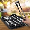 Curron akcesoria sztućce do grillowania w etui