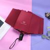 Umbrella custom logo advertising umbrella printed pattern gift box three fold automatic folding business gift umbrella wholesale in large quantities