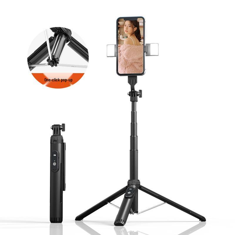 P160 Aluminum Alloy Multifunctional Bluetooth Selfie Stick Tripod for Videos & Live Streaming