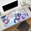 Large Gaming Mouse Pad with Antislip Base and Stitched Edges Cute Cat Girl Anime Print Desk Mat for PC Laptop Gaming