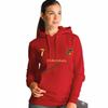 Women's Red Hoodie - Design Inspired by Portugal - Number 7 - Red