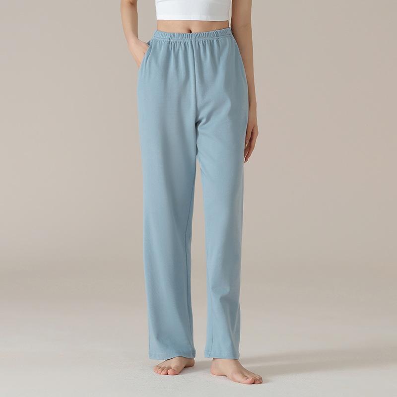 Women's Pure Cotton Loose Sleep Pants - Lightweight for Spring, Summer, and Autumn with Plus Sizes, Suitable for Casual Home or Outdoor Wear.