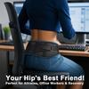 Back Brace For Herniated Disc, Lower Back Pain Relief, Strain, Adjustable Lumbar Support Belt With 4 Stays,Work,Lifting,Sciatica