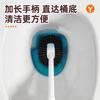 Wall-Mounted Toilet Brush Set With Dirt Clip Drain Base No-Drill Installation Plastic Grey Or White