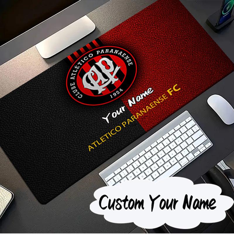 Custom Name Mouse Pad Atletico Paranaense Crest Mouse Pad, Gaming Mouse Pad, Keyboard Pad, Desk Decor for Computer Notebook Fan Birthday Gift
