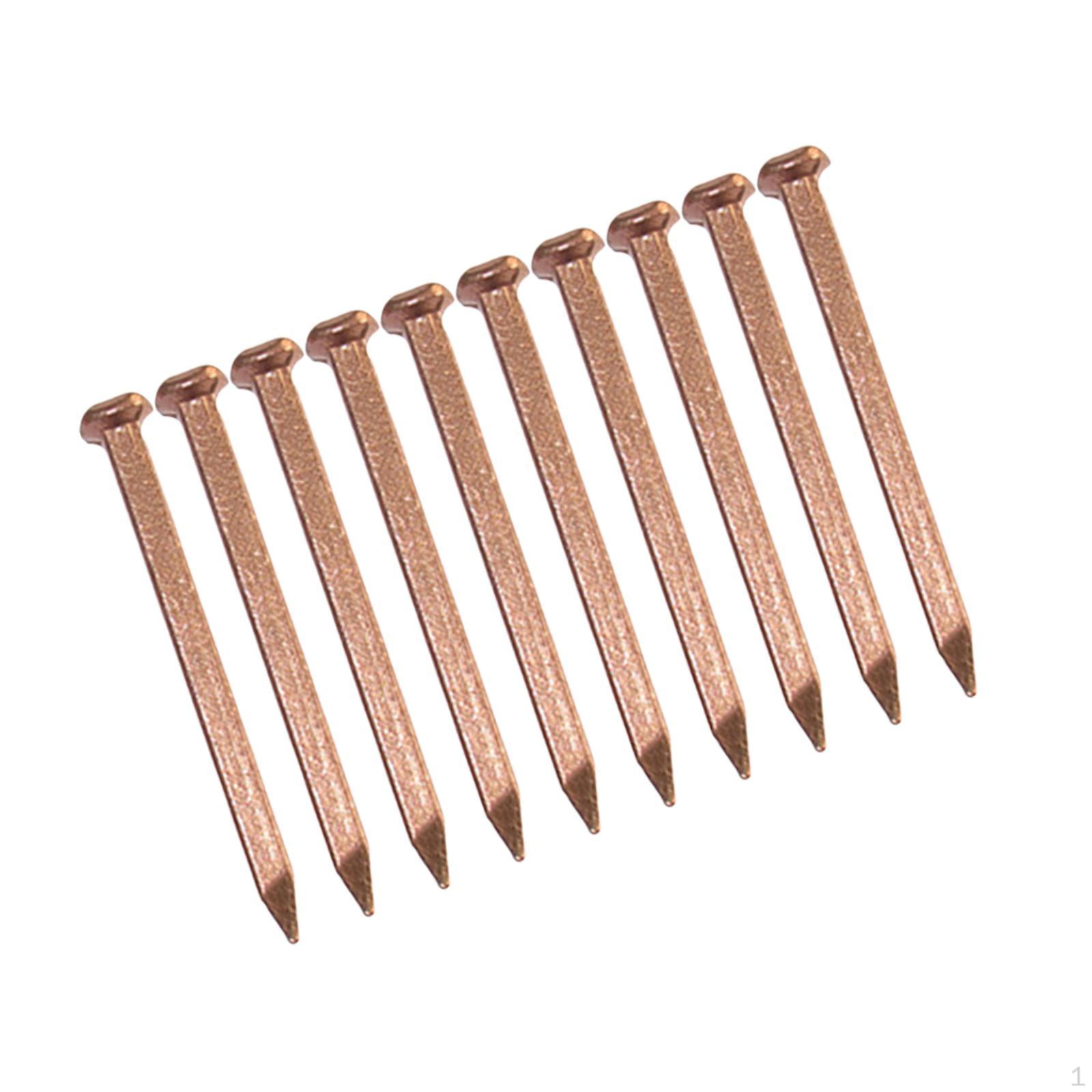 

10 упаковок мідних цвяхів для домашніх проектів і озеленення сланцю 50mm