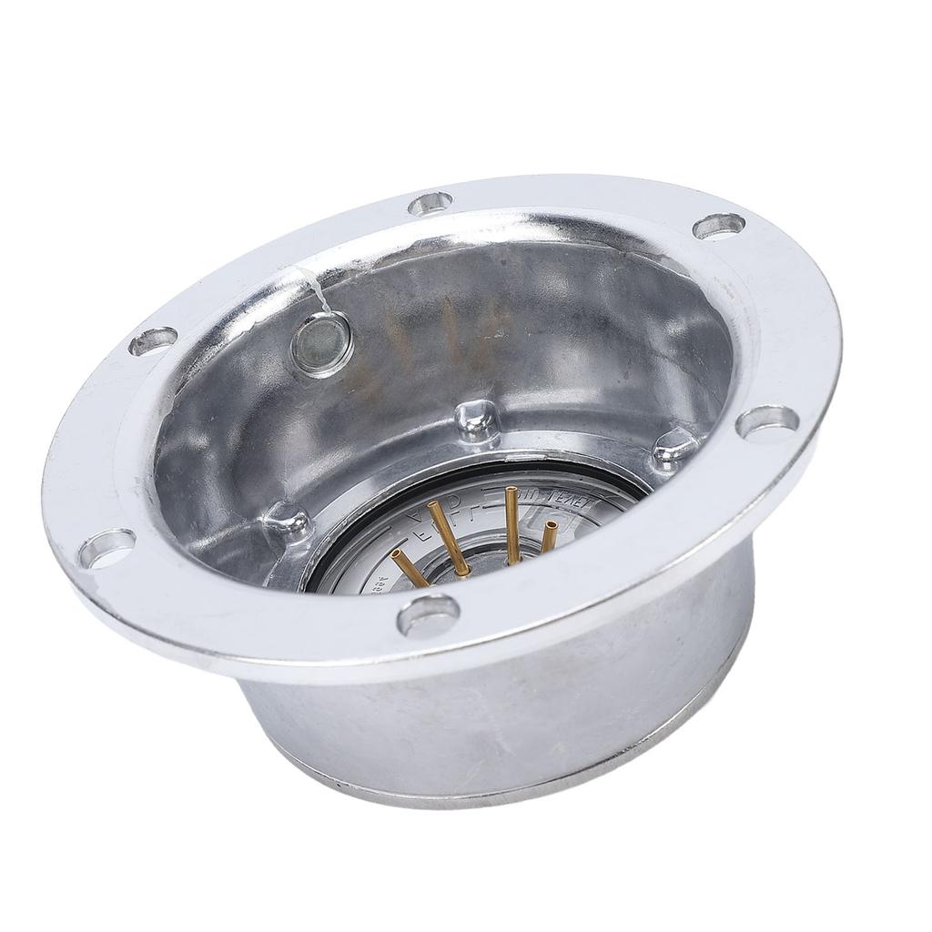 Trailer Hub Caps with Gaskets Universal Aluminum Alloy 6 Hole Tire Inflation Oil Hub Caps Leakproof 343 4370