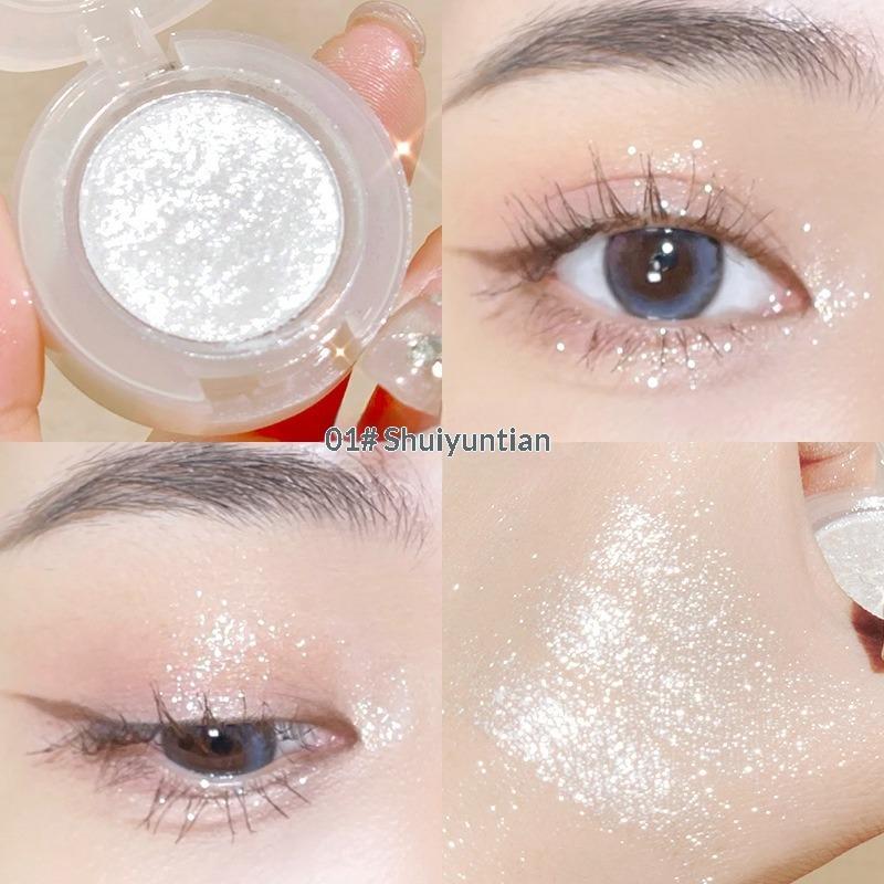 Xixi Bulb Plan Monochrome Eyeshadow Ins Earth Pearlescent Nude Makeup Beginner Lasting Affordable Non-smudging Eyeshadow