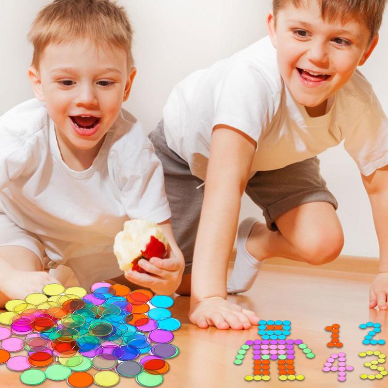 Transparent Circular Magnetic Rod Teaching Aids For Children'S Early Education Mathematics Enlightenment Addition And Subtractio Set