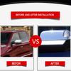 CHIESMA, Capa de Espelho Compatível com 2008-2022 Dodge Ram 1500 Tradesman 2500 3500 Espelho Lateral Retrovisor ABS Cromado 2 Peças Metade Superior Cromada com Seta