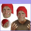 Funny Brown Latex Smoking Grandma Mask For Halloween Cosplay Party Props