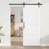 ORKDAL Sliding Door White 83 X 202 Cm Solid Pine Wood