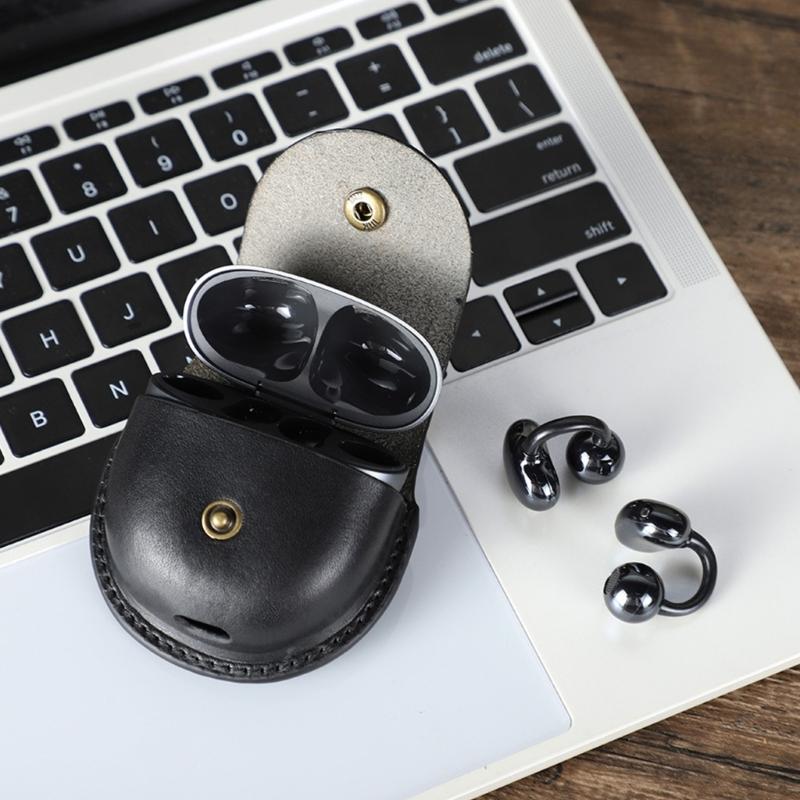 Wireless Earbuds Housing Earphone Leather Cover Ear Clip Case for FreeClip Scratchrpoof Flexible Skin Housing