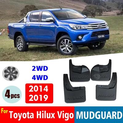 Przód Tył 4szt DLA Toyota Hilux Vigo 4WD 2WD Błotniki Błotnik Osłona Chlapacze Chlapacze Akcesoria Samochodowe Auto Styline