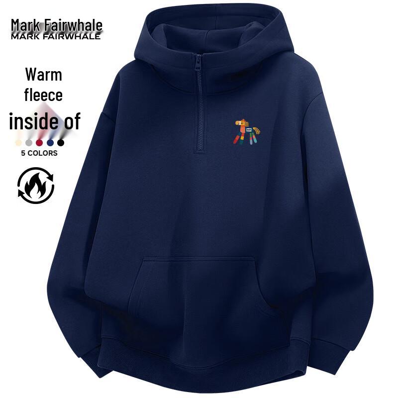 Mark Fairwhale Heavyweight 415G Fleece Hooded Sweatshirt (Unisex)