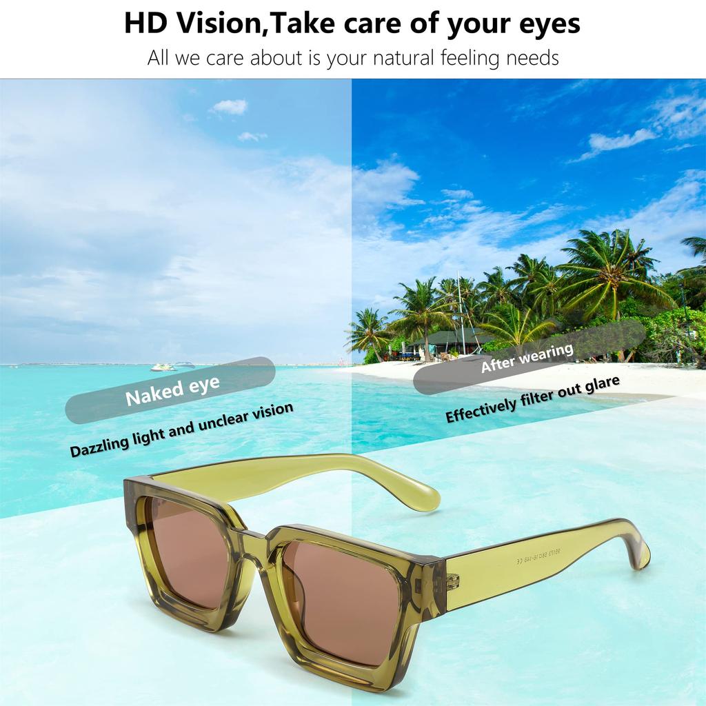 Small UV400 Ultra B2385 [FEISEDY] Men's Sunglasses, Protection, Lightweight, Stylish, Driving/Biking/Fishing