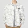 Timberland Letter Pattern Full Print Windbreaker Jacket Men Jacket White A6B6X-CM9