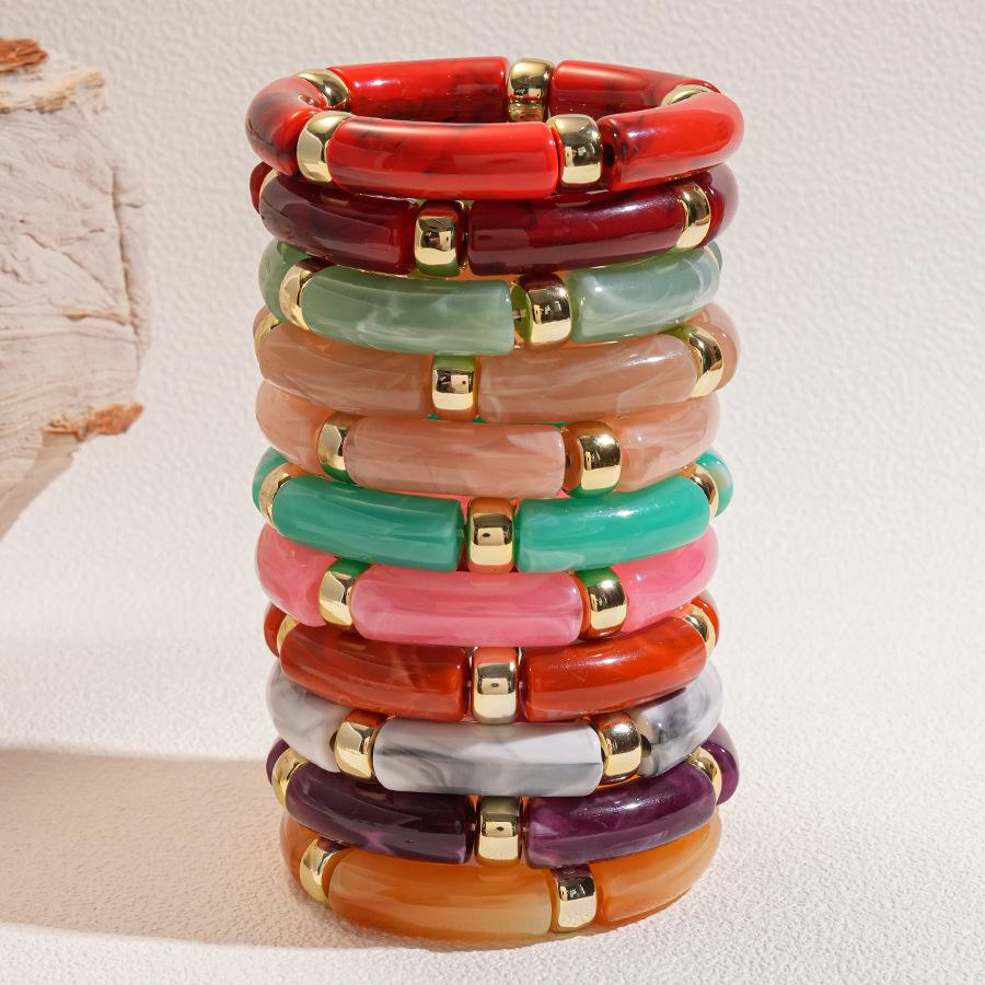 Acrylic Dimming Splicing Bracelet Personalized Bracelet Fashion Unique Temperament Jewelry
