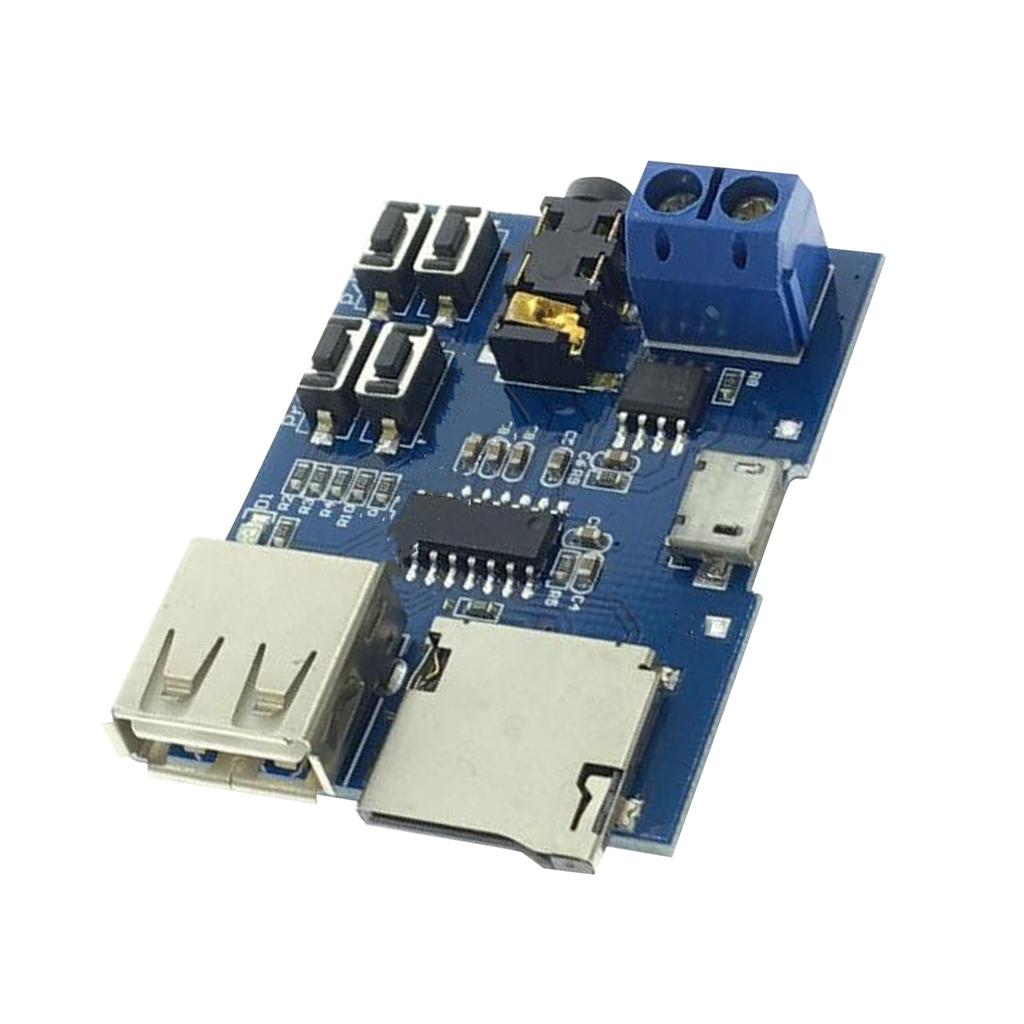 MP3 Lossless Decoder Board Tastensteuerung MP3 Dekodierungsmodul mit Verstärker für U-Disk Speicherkarte