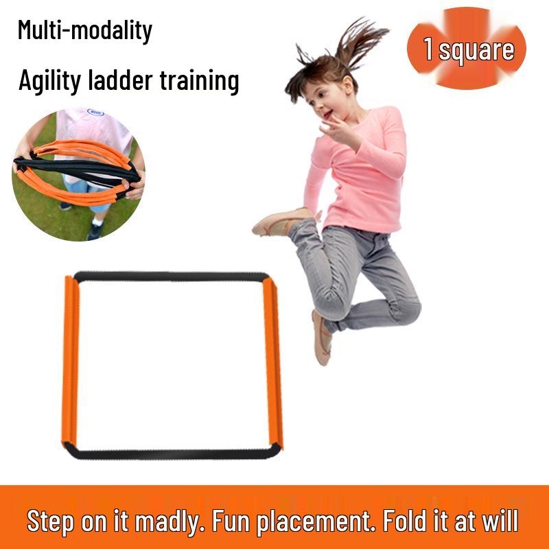 

Многофункциональная детская координационная лестница: Складная классики, скакалка, бабочка и лестница с препятствиями