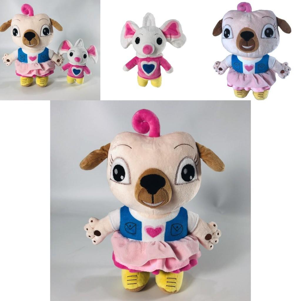 Kuscheliges Chip und Kartoffel Plüschtier Set Mops Maus Puppe