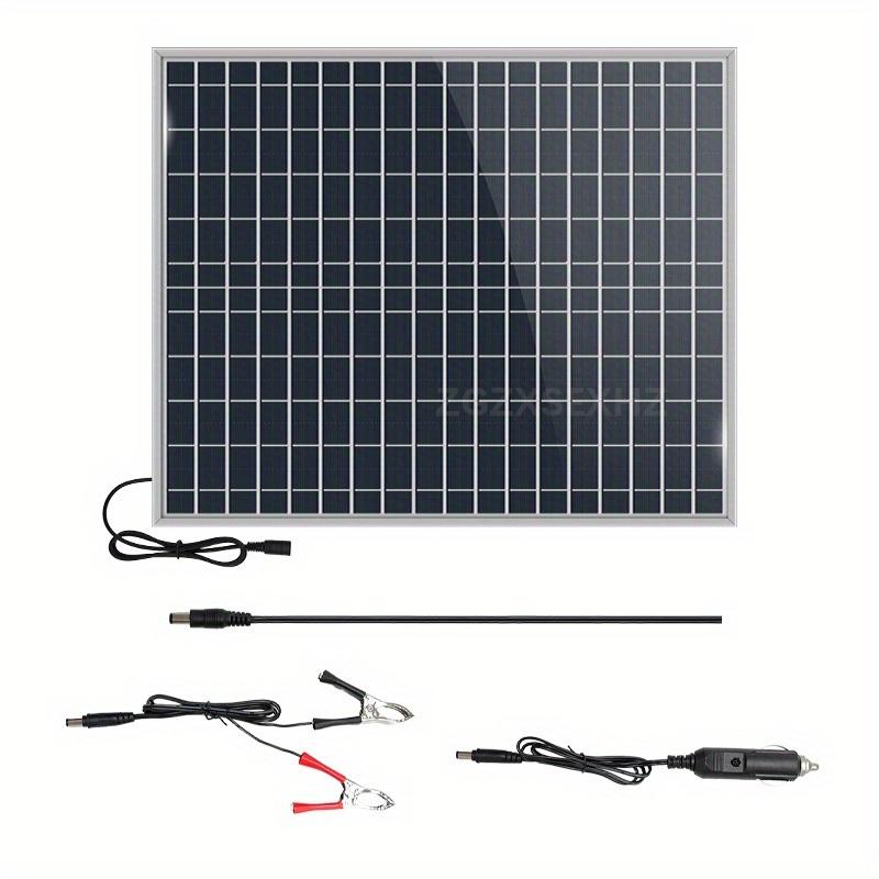 

Портативная солнечная панель 20 Вт Комплект солнечной панели IP65 Водонепроницаемая с зажимом типа крокодил Солнечный элемент Солнечная панель для дома, улицы, кемпинга