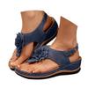 Womens Sandals Wide Ergonomic Design Wedge Toe Sandals Mitigate Foot Fatigue Comfortable And Functional Shoes Sandals For Woman