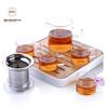 IKE 6-Piece Portable Glass Travel Tea Set