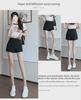 Summer 2023 Women's Black Suit Shorts with Anti-Exposure Safety Design