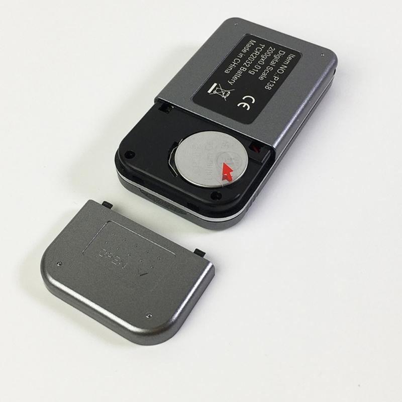Electronic Jewelry Scale 200G Capacity 0.01G Resolution With Slide Cover Protective And LCD Display For Precise Weighing
