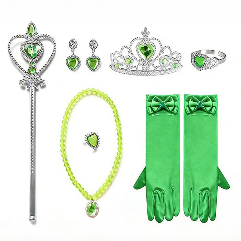 Elsa Princess Snowflake Crown & Wand Set for Kids - Christmas Magic Cosplay