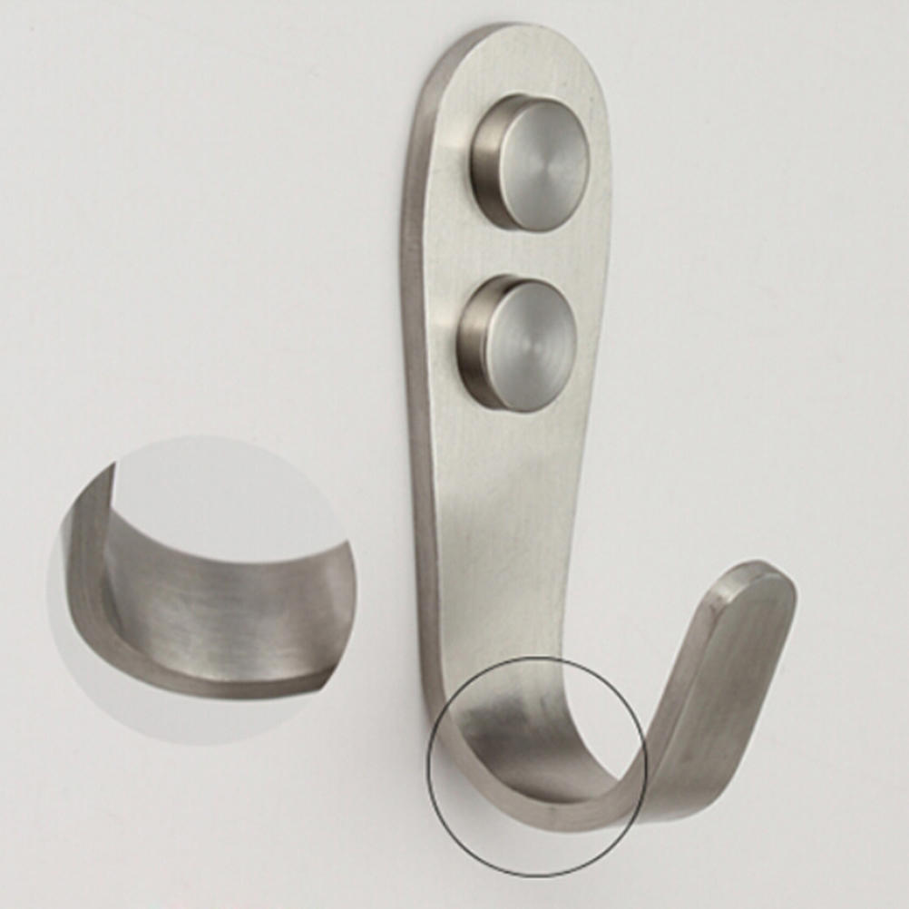 1Pcs Door Hook Stainless Kitchen Cabinet Clothes Hanger Organizer Holde