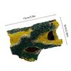 Resin Aquarium Decor Moss Cave Hideout for Small Fish and Shrimp Tunnel