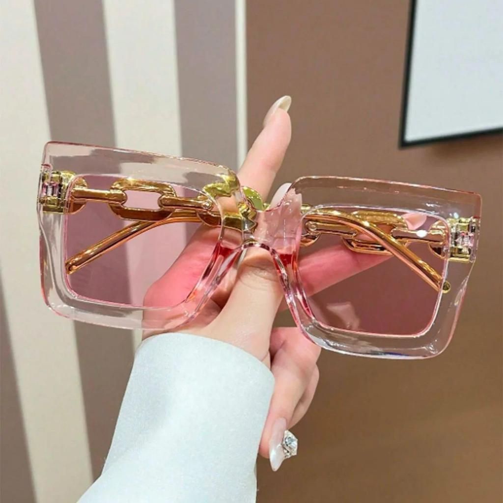 Fashion Cute Big Frame Y2K Style Women's Sunglasses Summer Party Beach Glasses