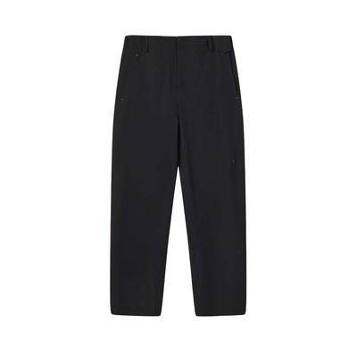 Solid Color Zipper Button Casual Pants Men Bottoms F11M612810FBK