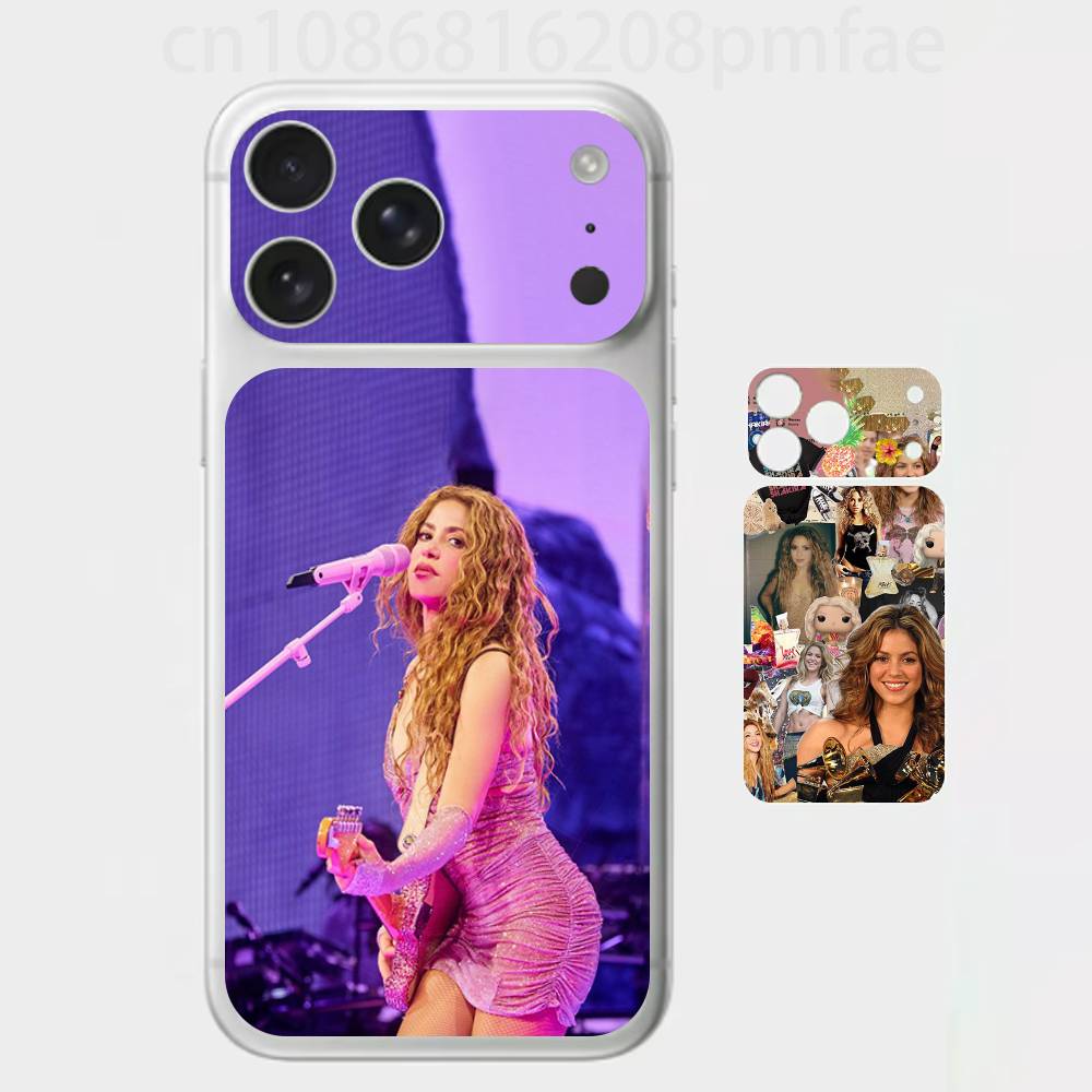 

S-Shakira Fashion Mobile 3D Full Body Skin Decal for iPhone 17/Pro/Pro Max Color Rear Protective Sticker iPhone17promax