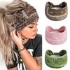 Boho Knot Turbans Yoga Elastic Head Wrap Women Headband Wide Hairbands Headwear Printed Bandanas Fashion Hair Band Accessories