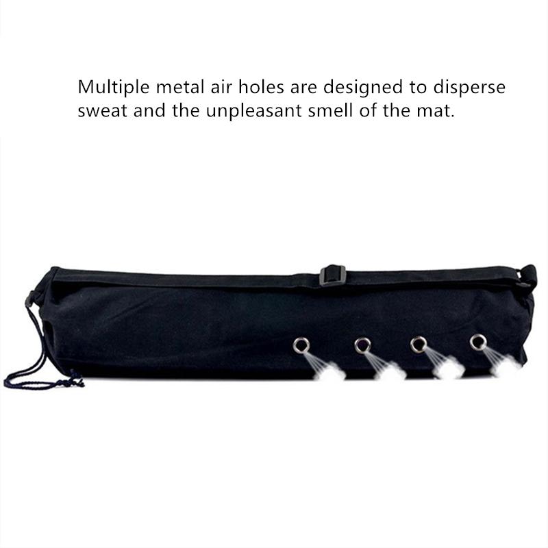 Wear-resistant Canvas Yoga Mat Backpack Breathable Sports Fitness Canvas Bag Yoga Accessories