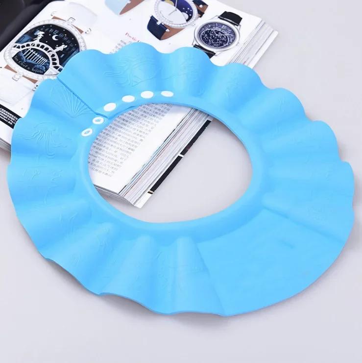 

1 PC Adjustable Baby Shampoo Cap Soft Hair Wash Hat for Kids Bathing Shower Ear Hair Hat For 0-6 Years Children Head Cover Cap