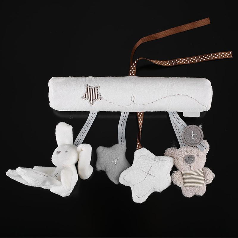 New Hot Mom & Pallas Baby Cradle Toy Soft Plush Rabbit Music Phone Products