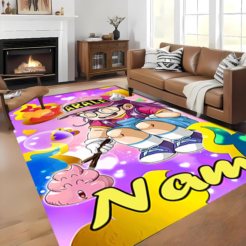 Custom personalization Arale Norimaki Area Rug - Perfect For Kitchen, Bathroom,Laundry Room Decor Large Size Available,Gift All Seasons