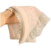 Delicate Lace Patterns Vintage Lace Hairband Plaid Triangle Scarf