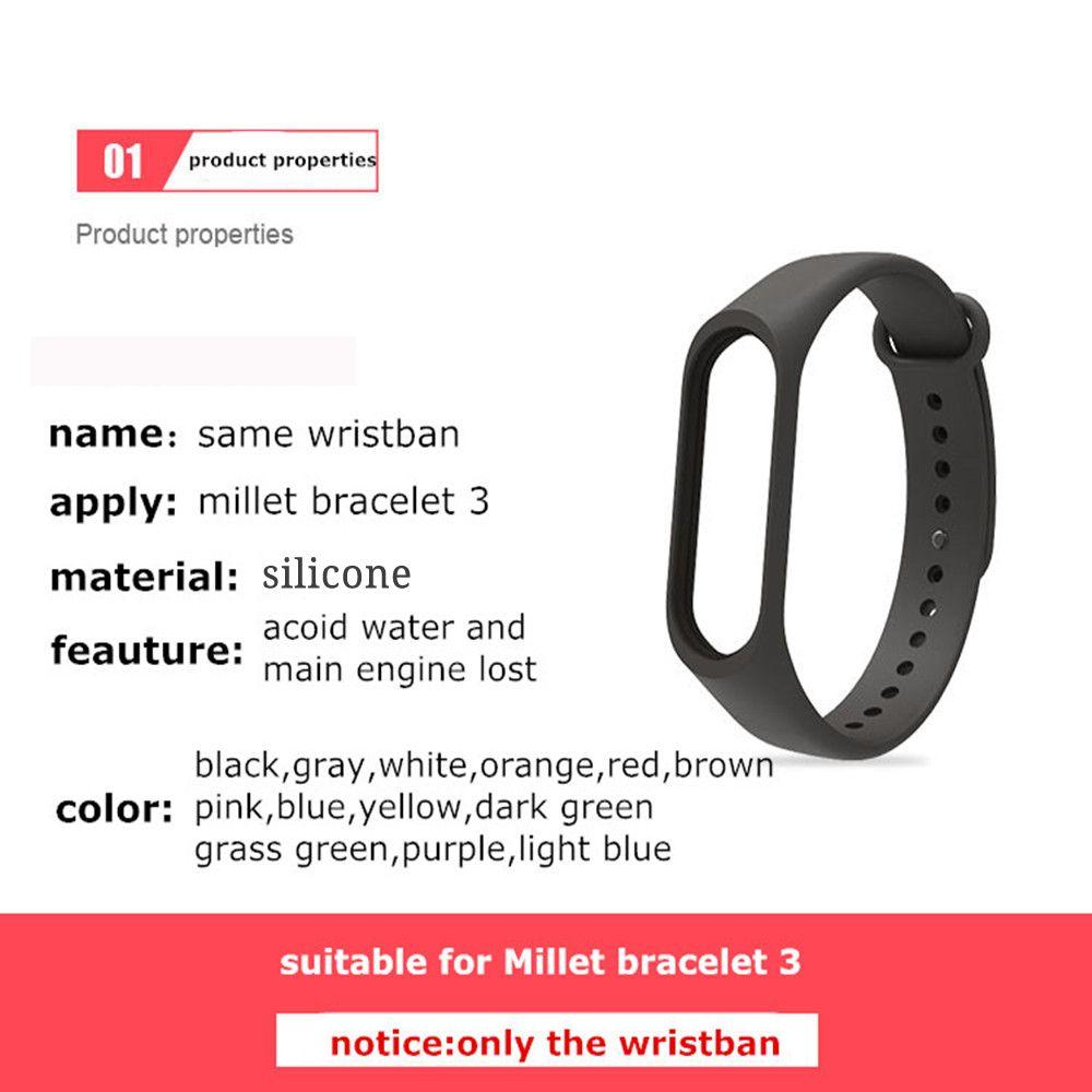 Adjustable Classic Wristbands Sports Bracelet Replacement Watch Band Smart Bracelet Silicone Strap