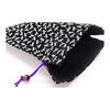Japanese Goshuincho Case, Inden Leather, Dragonfly, Black, Drawstring Pouch, Japanese Style