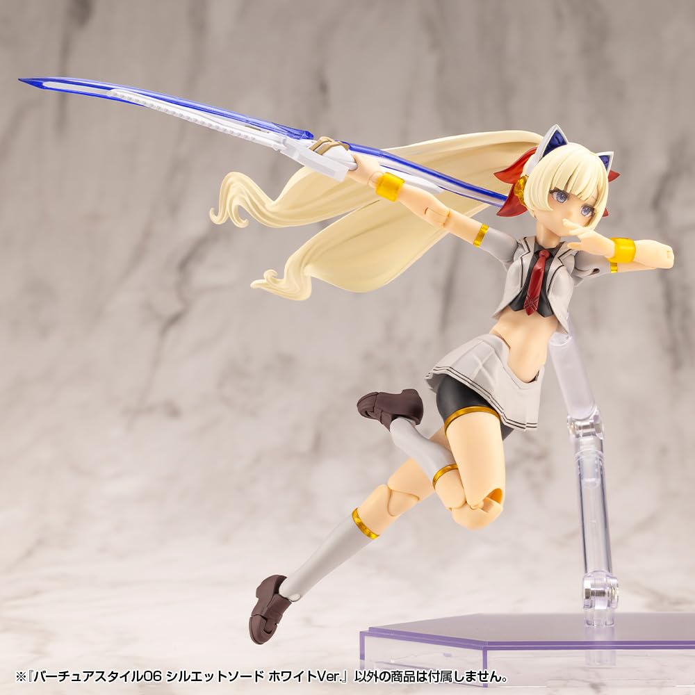 Kotobukiya Modeling Support Goods Virtua Style 06 Silhouette Sword White Total Approximately 135mm Plastic Model M.S.G Ver. Length Non-Scale