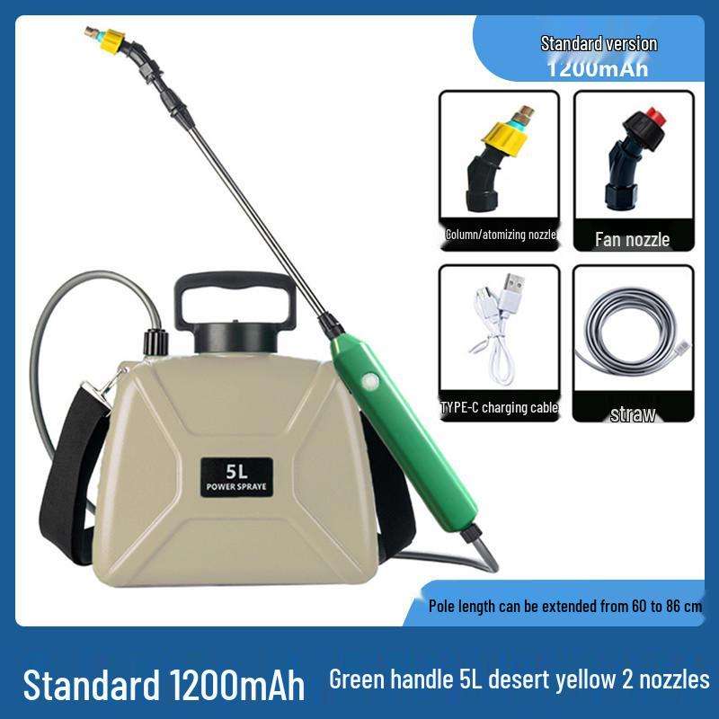

5L Rechargeable Electric Shoulder-Mounted Sprayer for Gardening, Watering, and Disinfection