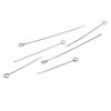 10000Pcs/Bags Size 0.5mm 0.6mm 0.7mm Stainless Steel Silver Eye Pins Needles for DIY Jewelry Making Necklace Bracelet Findings