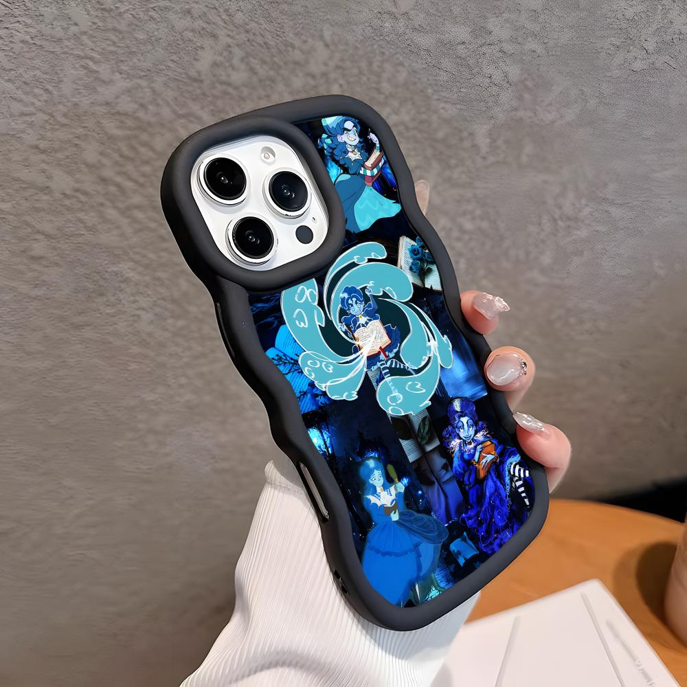 

Soy Frankelda Wavy Edge TPU Mobile Phone Case for iPhone 17 16 15 14 13 12 11 Air Pro Max Plus Colorful Cover iPhone 15 Pro Max